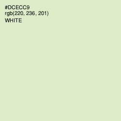 #DCECC9 - Beryl Green Color Image